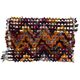 Vintage Turkish Kilim Rug with Wool Pom Poms, Floor Cover and Wall Hanging