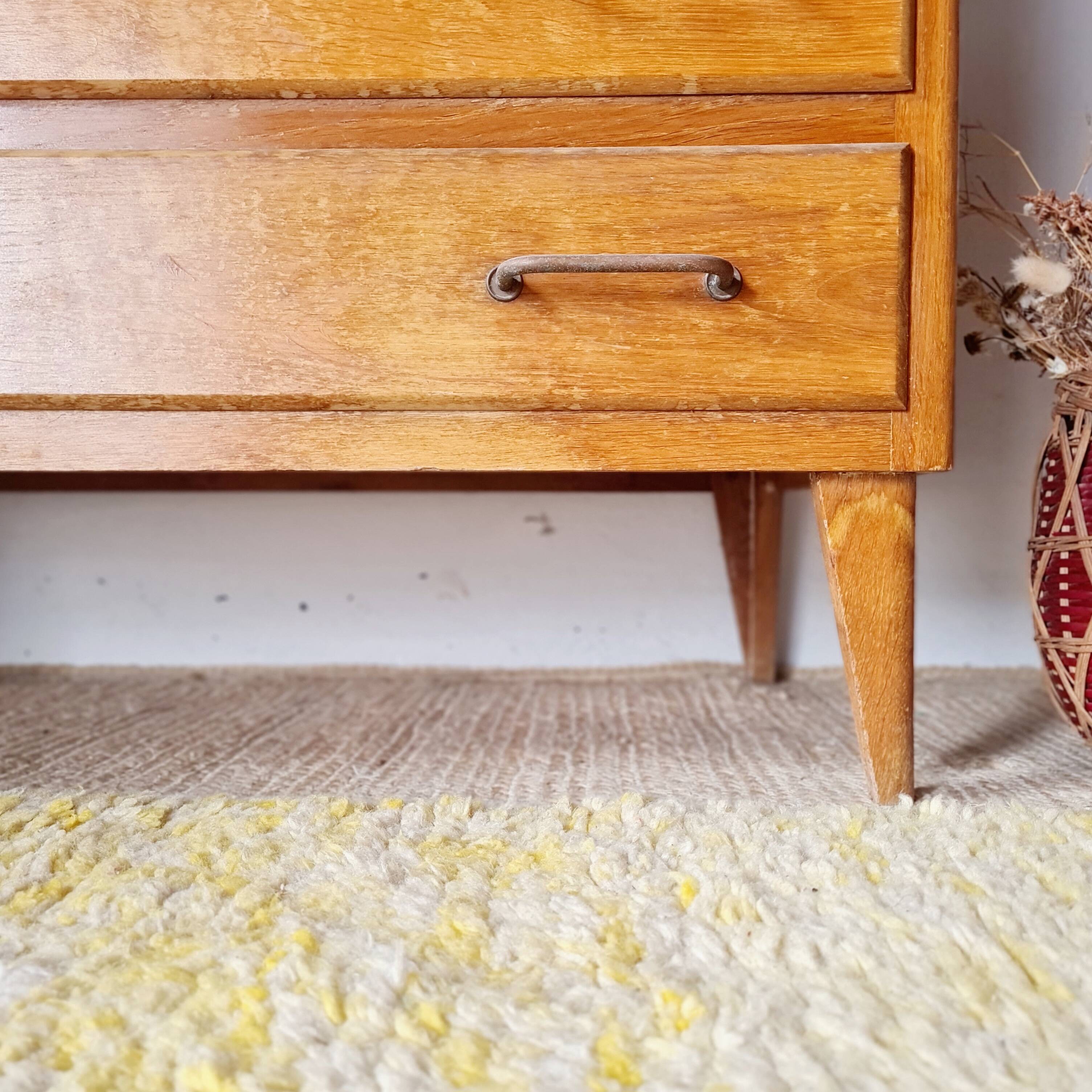 Commode vintage pieds compas
