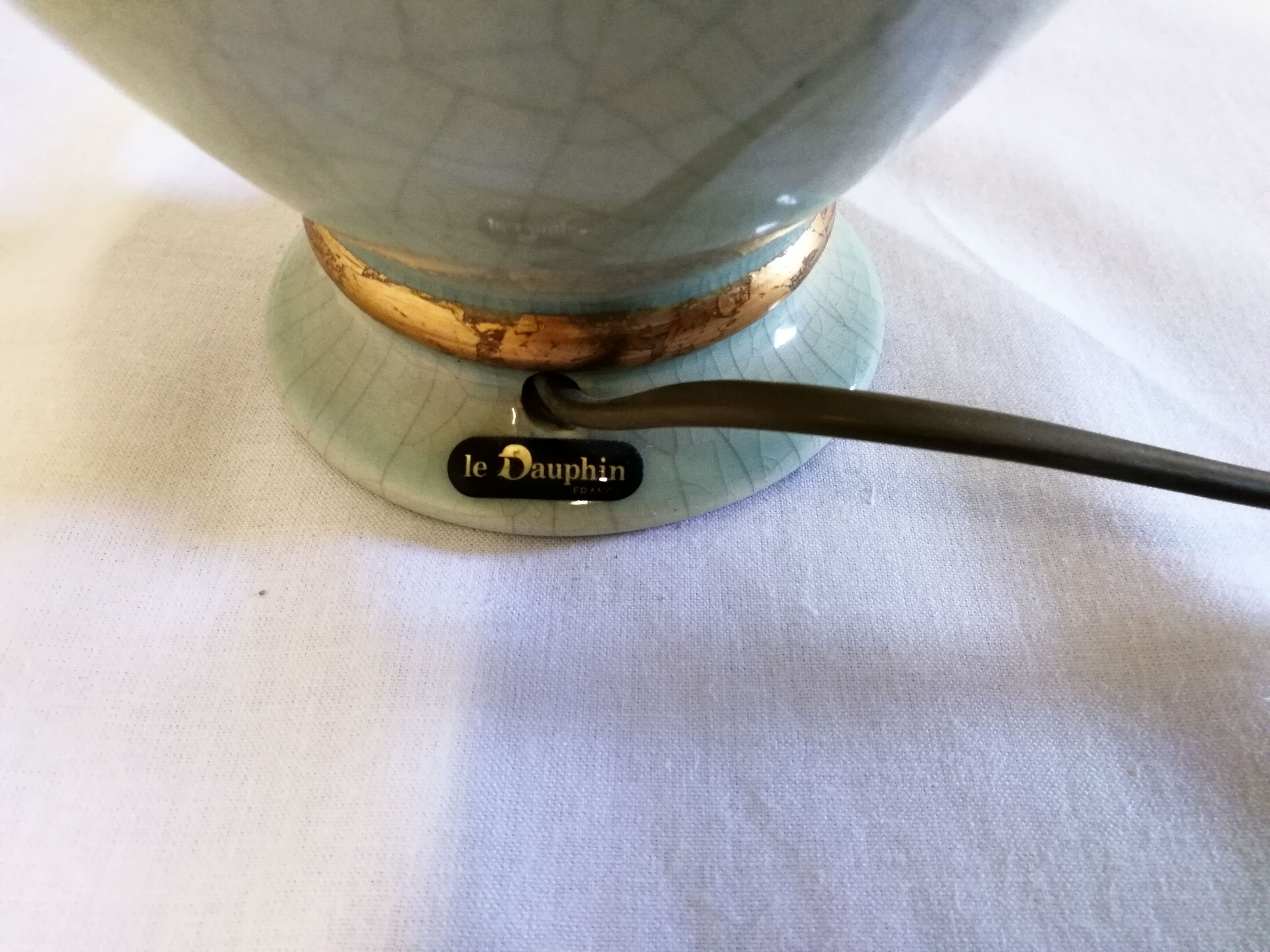 Le Dauphin France ceramic lamp