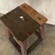 Tabouret bois brut