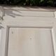 Cupboard door h201.5xl91.5cm with its 19th century molded frame