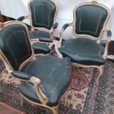 Louis XV style bergere armchair