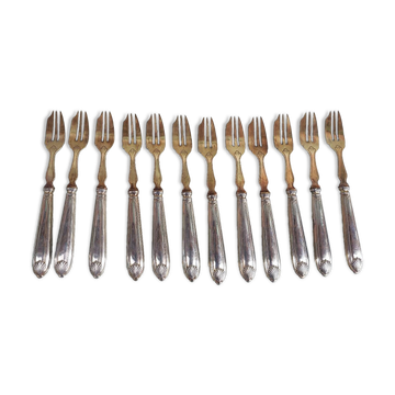 12 fourchettes à gâteau
