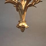 Lustre en bronze doré à 4 branches néoclassique, Circa 1940/1950.
