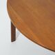 Extendable round table by Inge Klingeberg for France e Son, 1960s