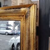 Miroir " doré patiné " classique et moderne  130 cm x 70 cm