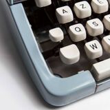 Sky Blue Brother Typewriter from 1980