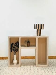 Concrete console - Beige - Length 100 cm - Terra n°2