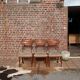 Set of mahogany chairs
