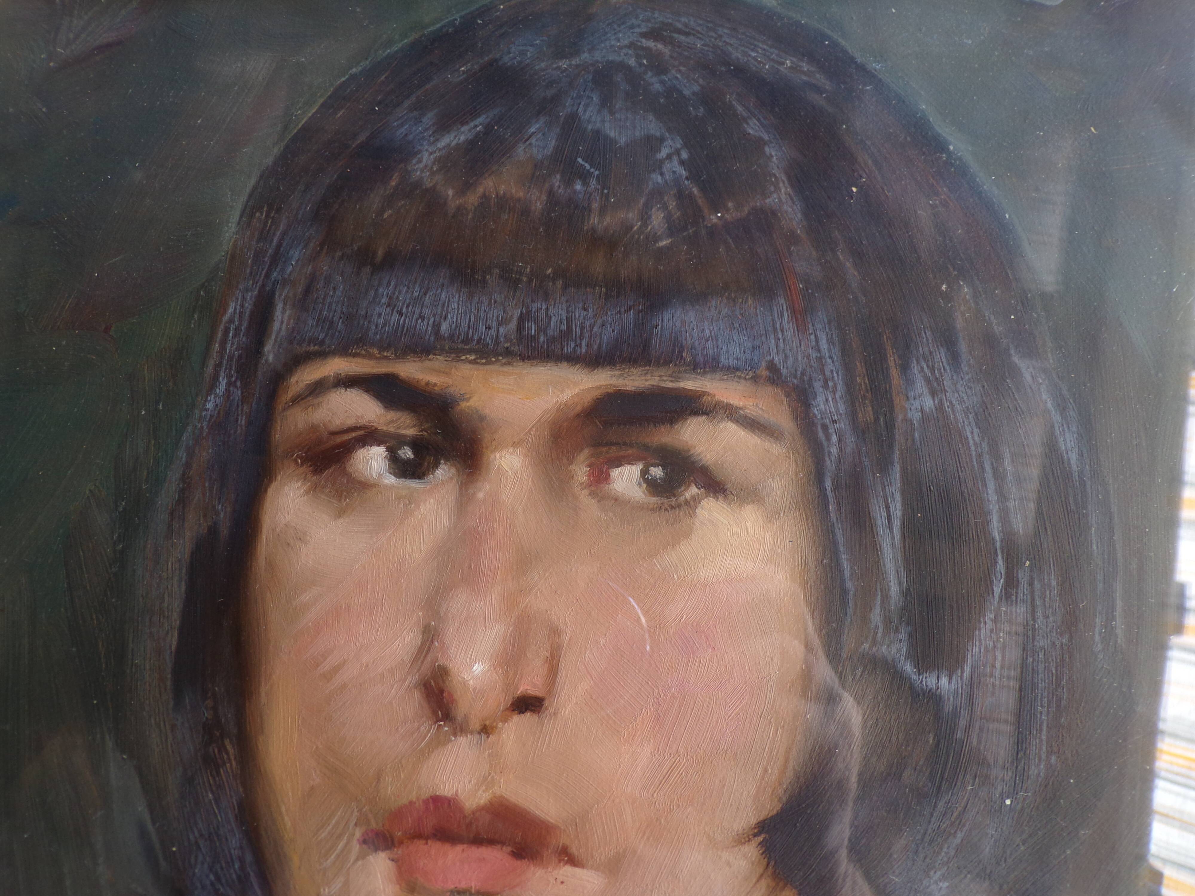 Portrait young woman
