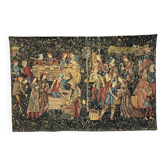 1970s wall tapestry - The Grape Harvest - JP Gobelin Panels