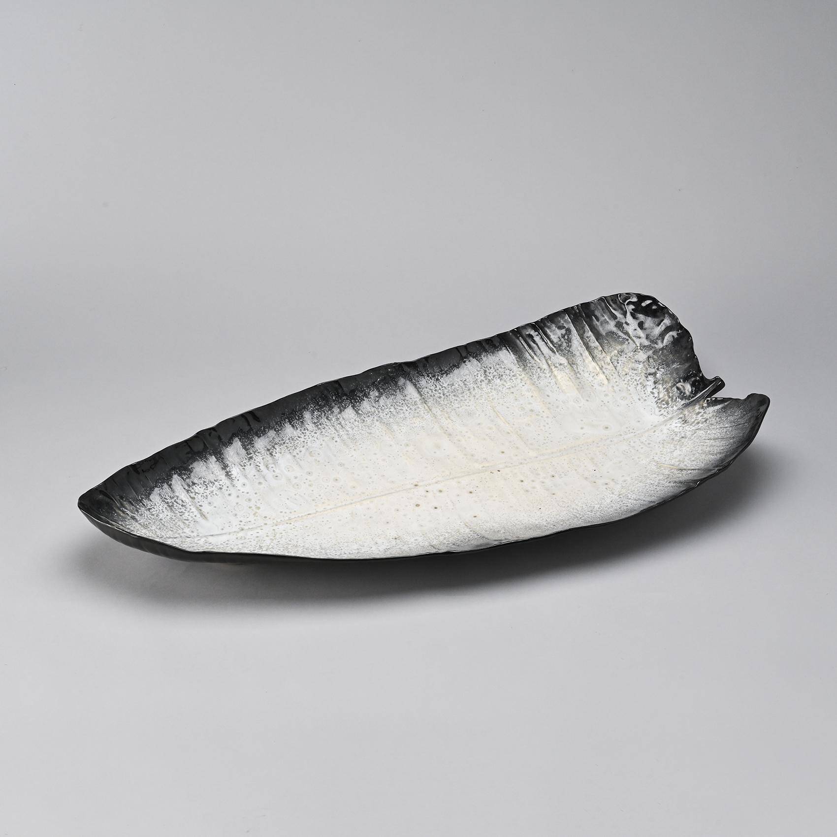 Large ceramic dish by Pol Chambost, France 1955