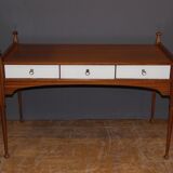 Flat Desk Three Drawers And Lacquer Maison Gauthier Around 1960