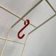 German minimalist Mid-Century coat rack in rope, 1960s