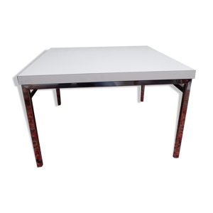 Table basse chromé vintage design