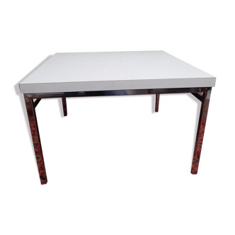 Vintage chrome coffee table design 70s