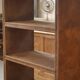 Studded faux leather shelf