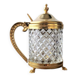 Candy box glass and brass