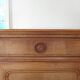 Old - Beautiful solid oak sideboard - 2 doors - 2 drawers in golden oak color