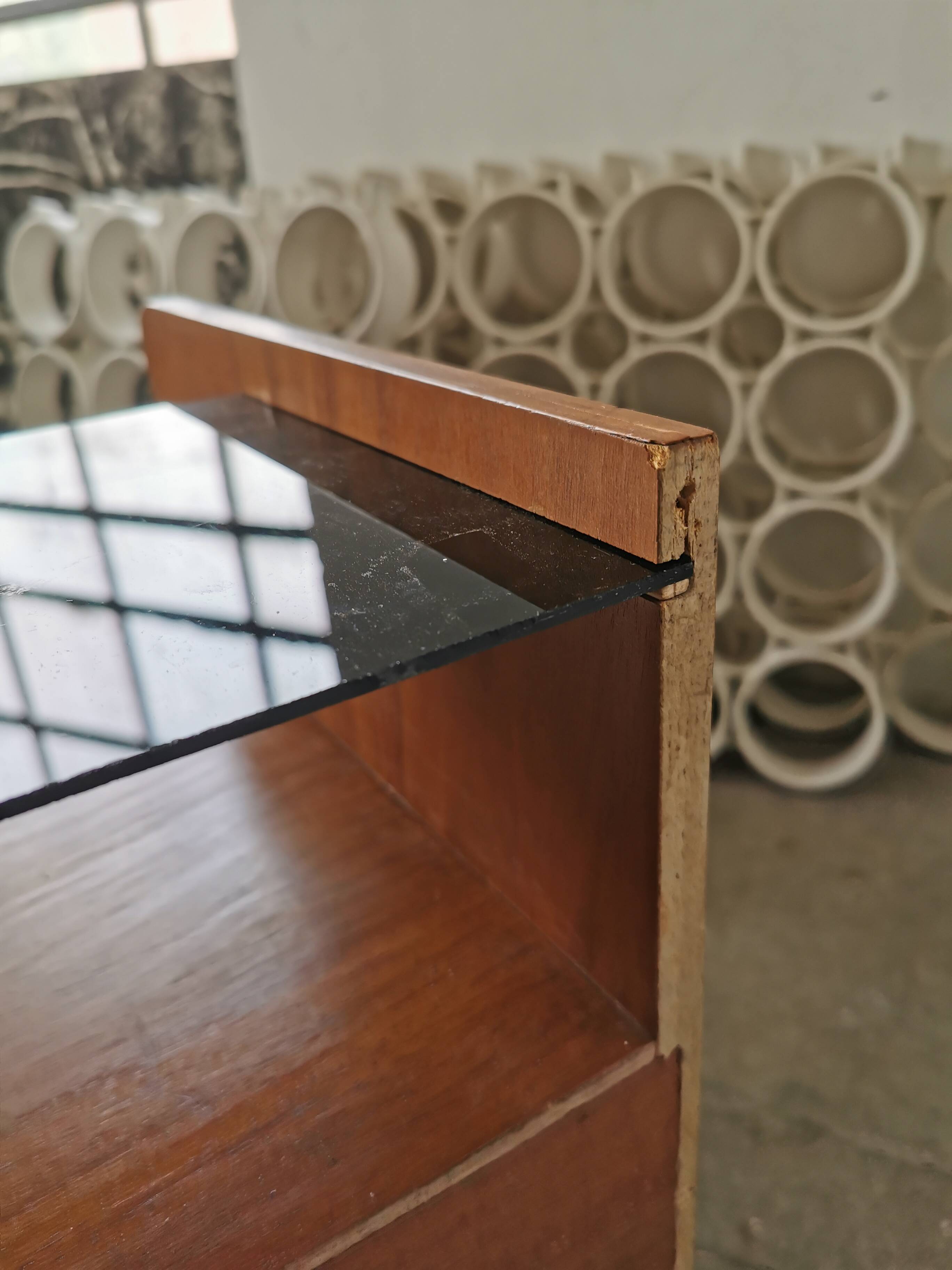 Bedside table, vintage side table 1960