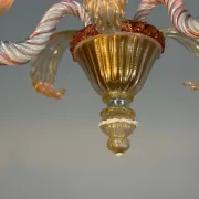 Small Venetian chandelier made of Murano glass circa 1940.