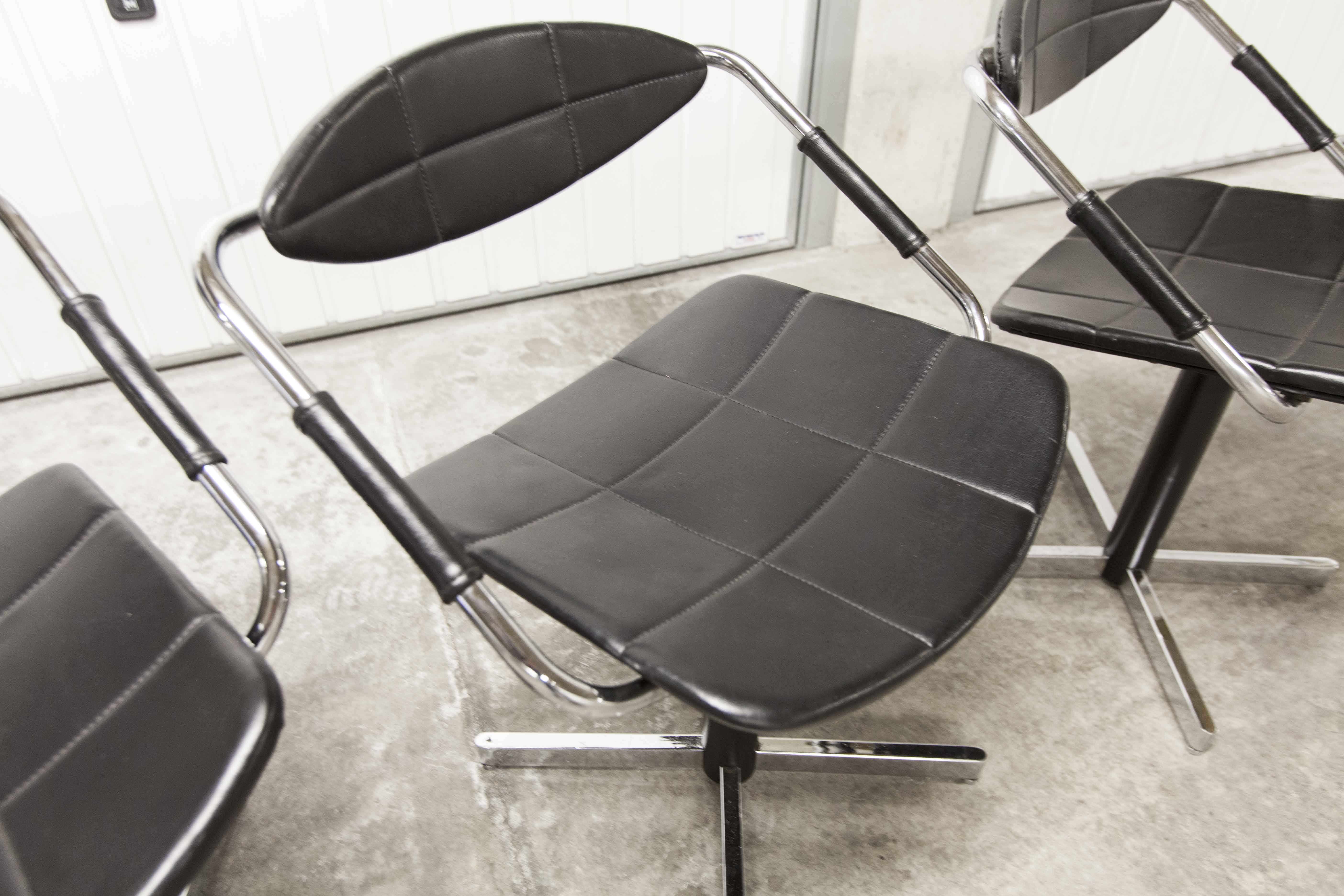 Set of 4 chairs armchairs Steiner model unesco 1962