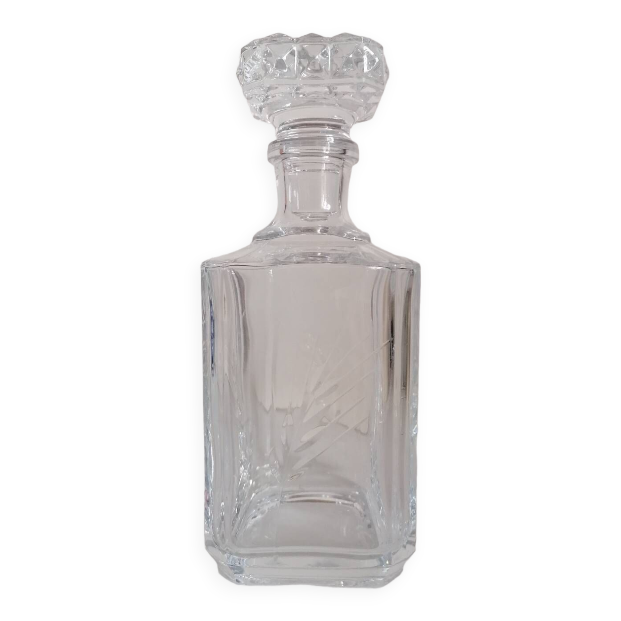 Cristal d'Arques whiskey decanter