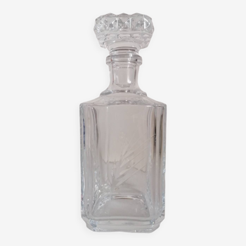 Cristal d'Arques whiskey decanter