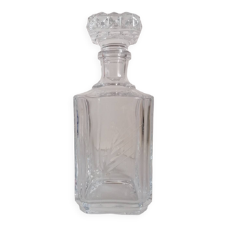 Cristal d'Arques whiskey decanter