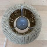Tripod lamp rope and metal 50's