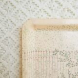 Plateau en fibre de verre Alpac France Sylvie Hétreau Camaieu vintage