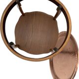 Art deco side table, copper top 1930s