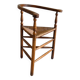 Oak & straw armchair, 1950