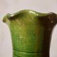 Glazed terracotta vase