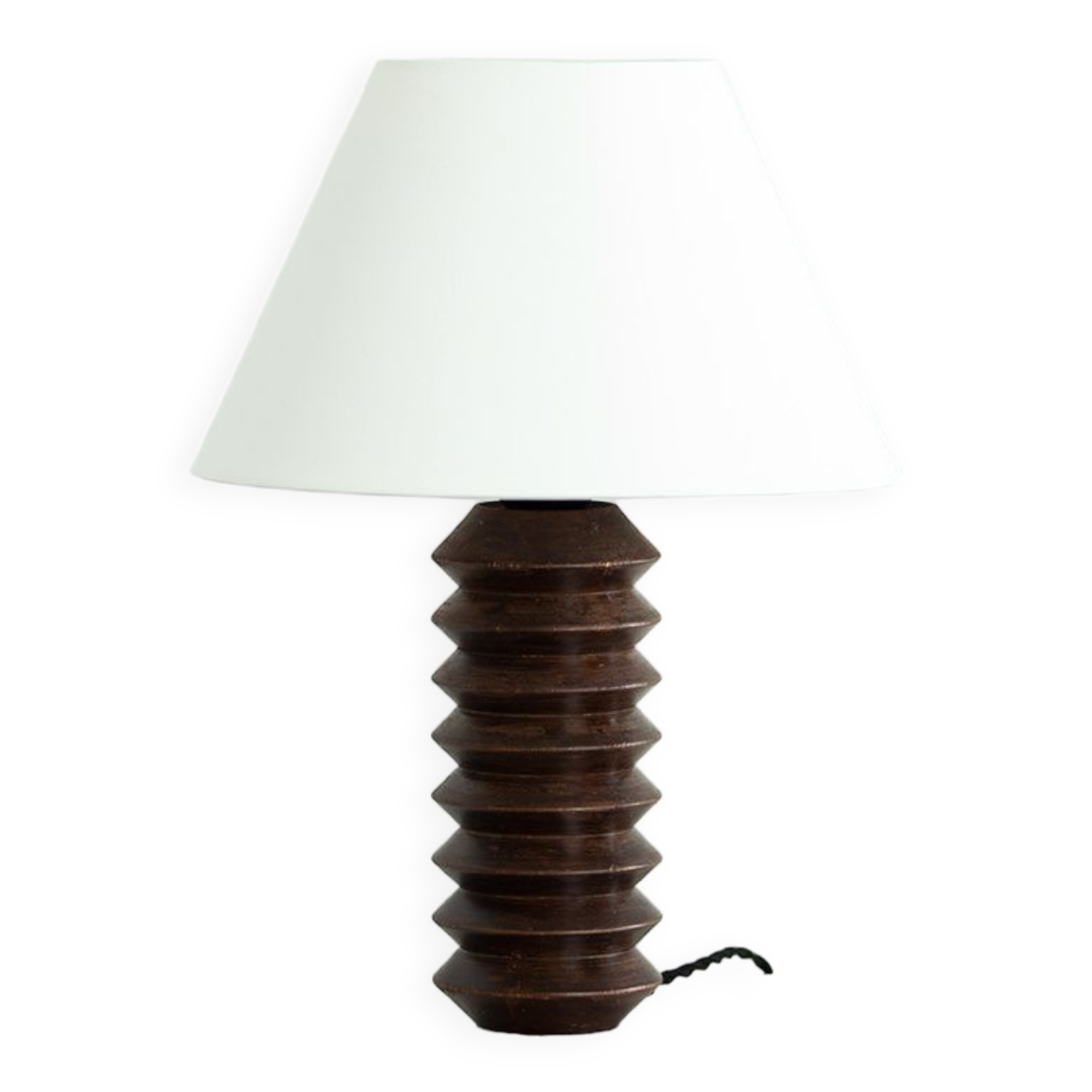Corkscrew foot lamp