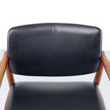 Fauteuil en teck danois par Erik Buch pour Ørum Møbelfabrik, années 1960.