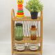 Small shelf, rattan, natural fiber wicker, vintage