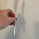 6 forks and 6 fish knives in silver-plated metal, Filet model 1950