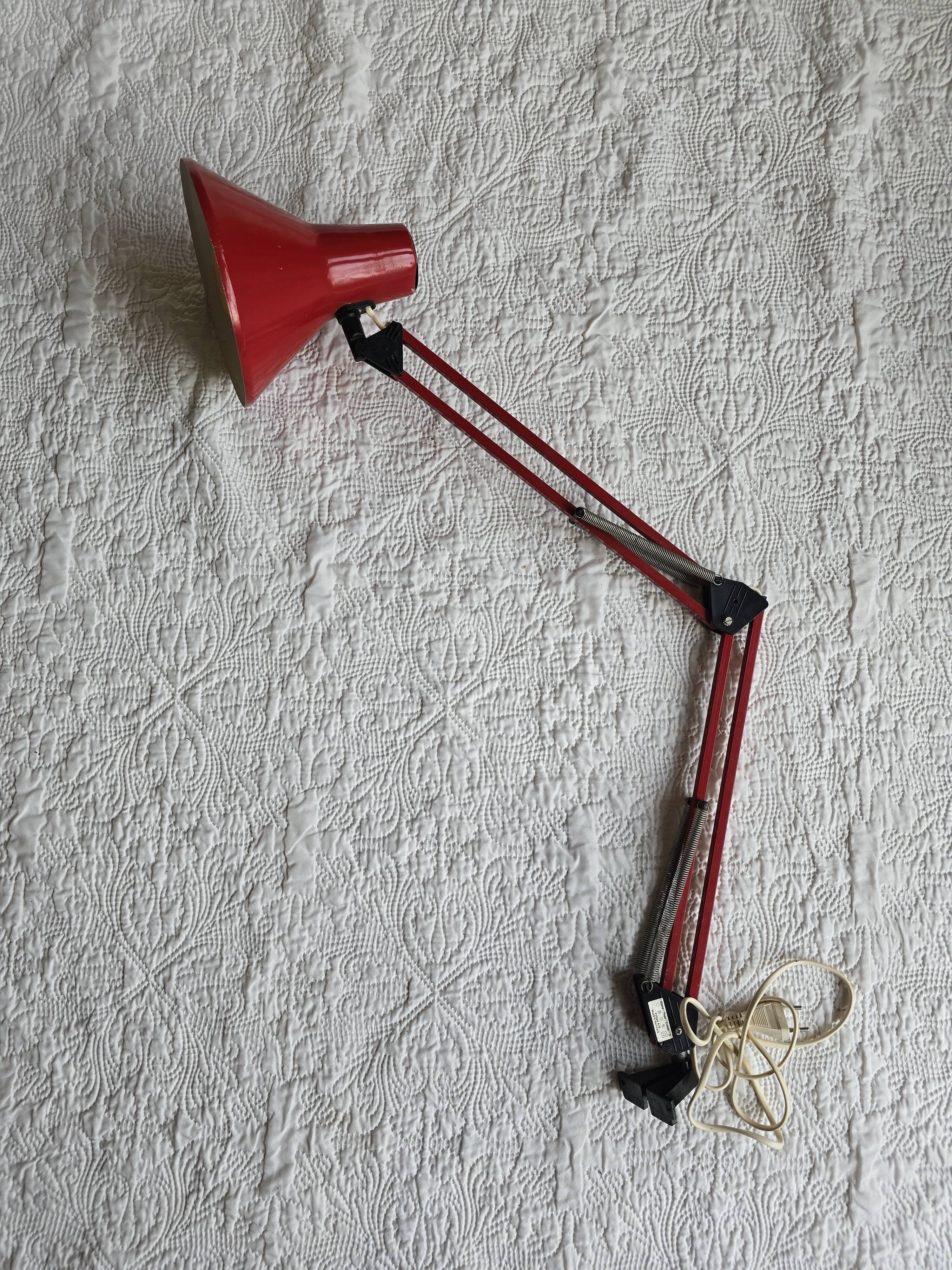 Lampe industrielle Polyair Diana type Combi 3 rouge