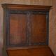 George III oak secretary bookcase circa 1760, Thomas Chippendale style.