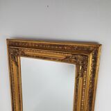 Mid Century Baroque Style gold framed mirror 1960s 94x124cm