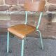 Lot de 10 chaises d'école 60s  industrielle école vintage collectivités mullca