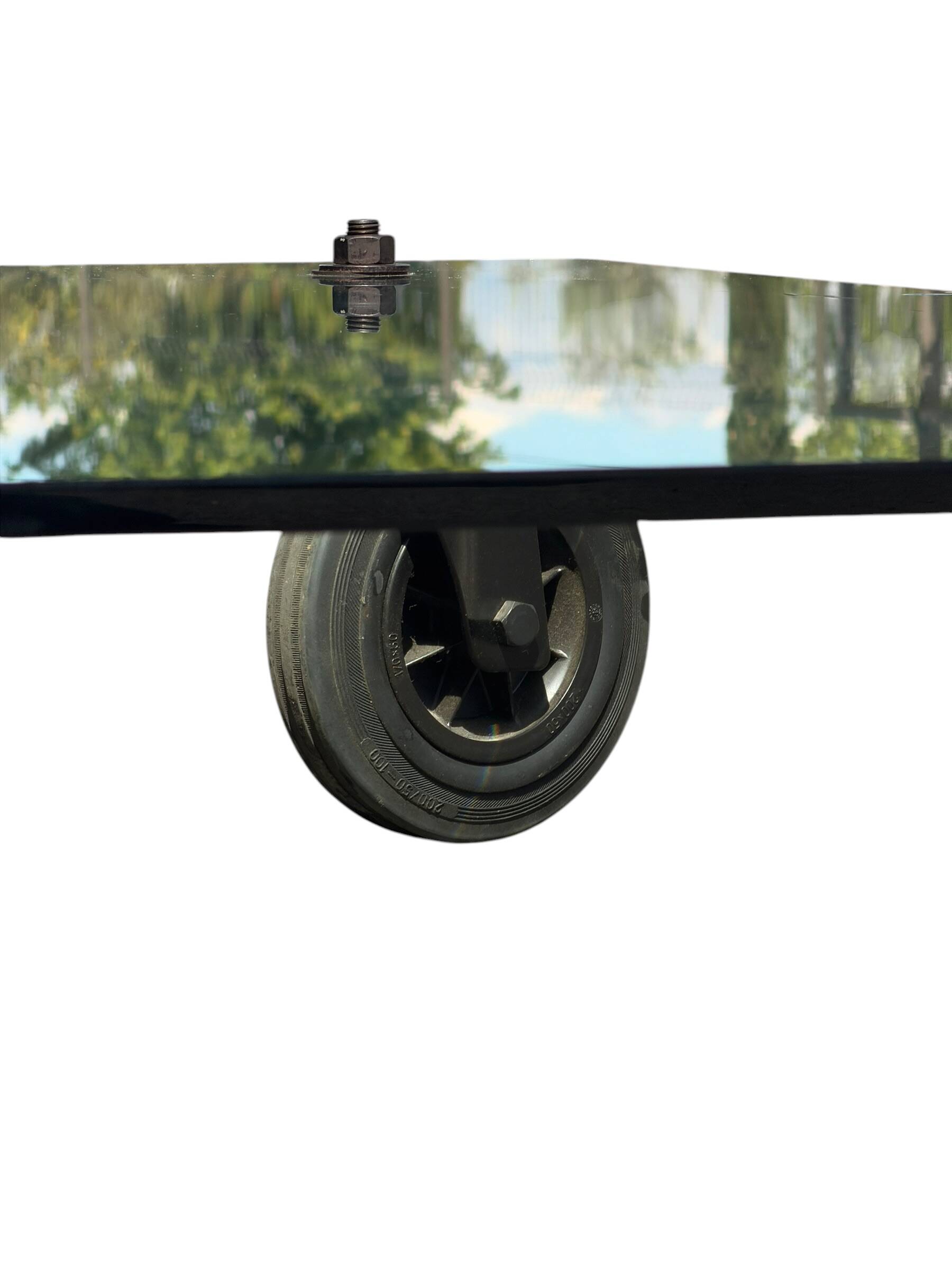 Coffee Table with Wheels Gae Aulenti FontanaArte Format XXL 150x100