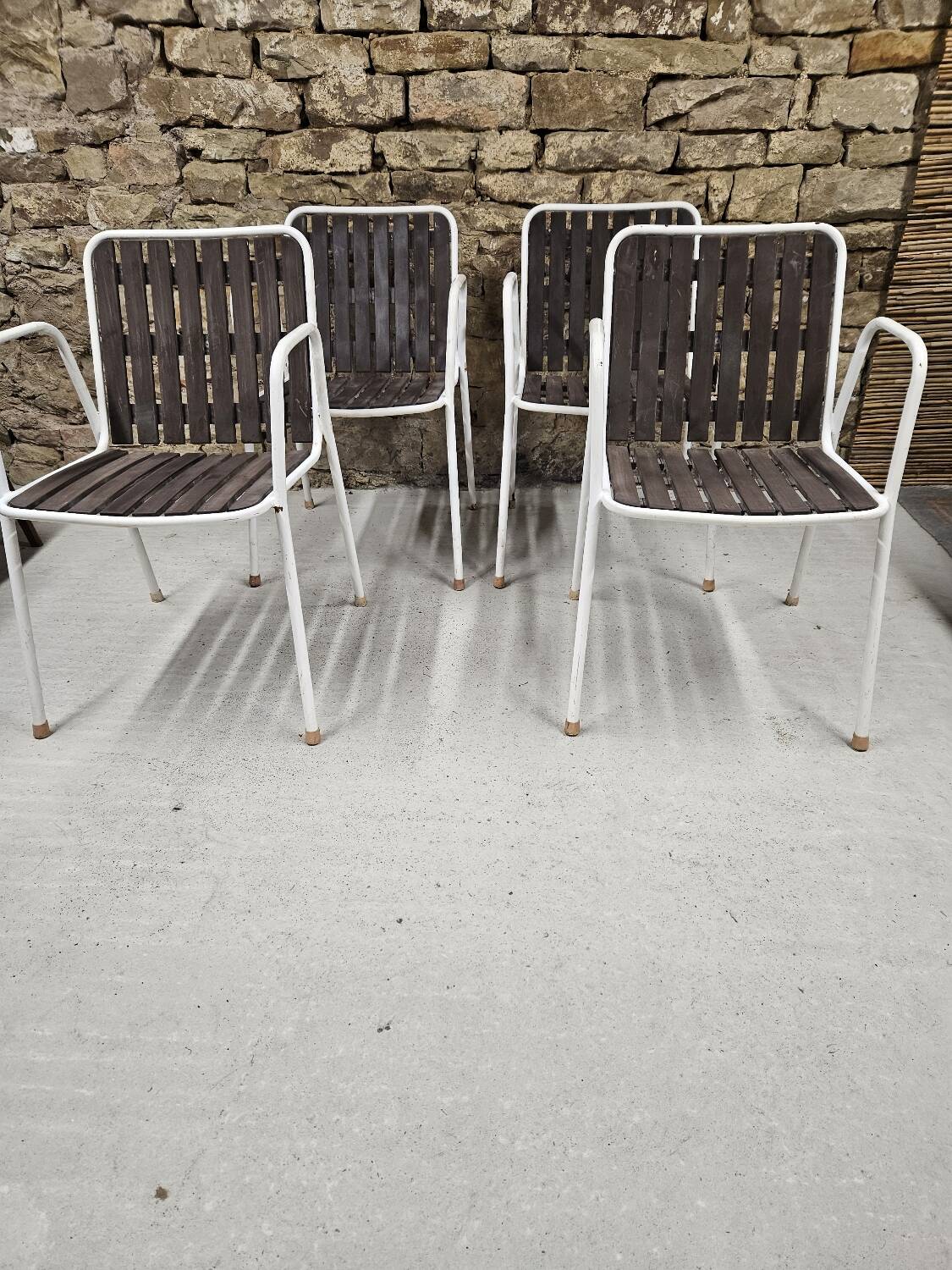 4 EMU chairs, Rio model, 1960