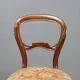 Antique Louis-Philippe walnut chairs, Italy, 19th century
