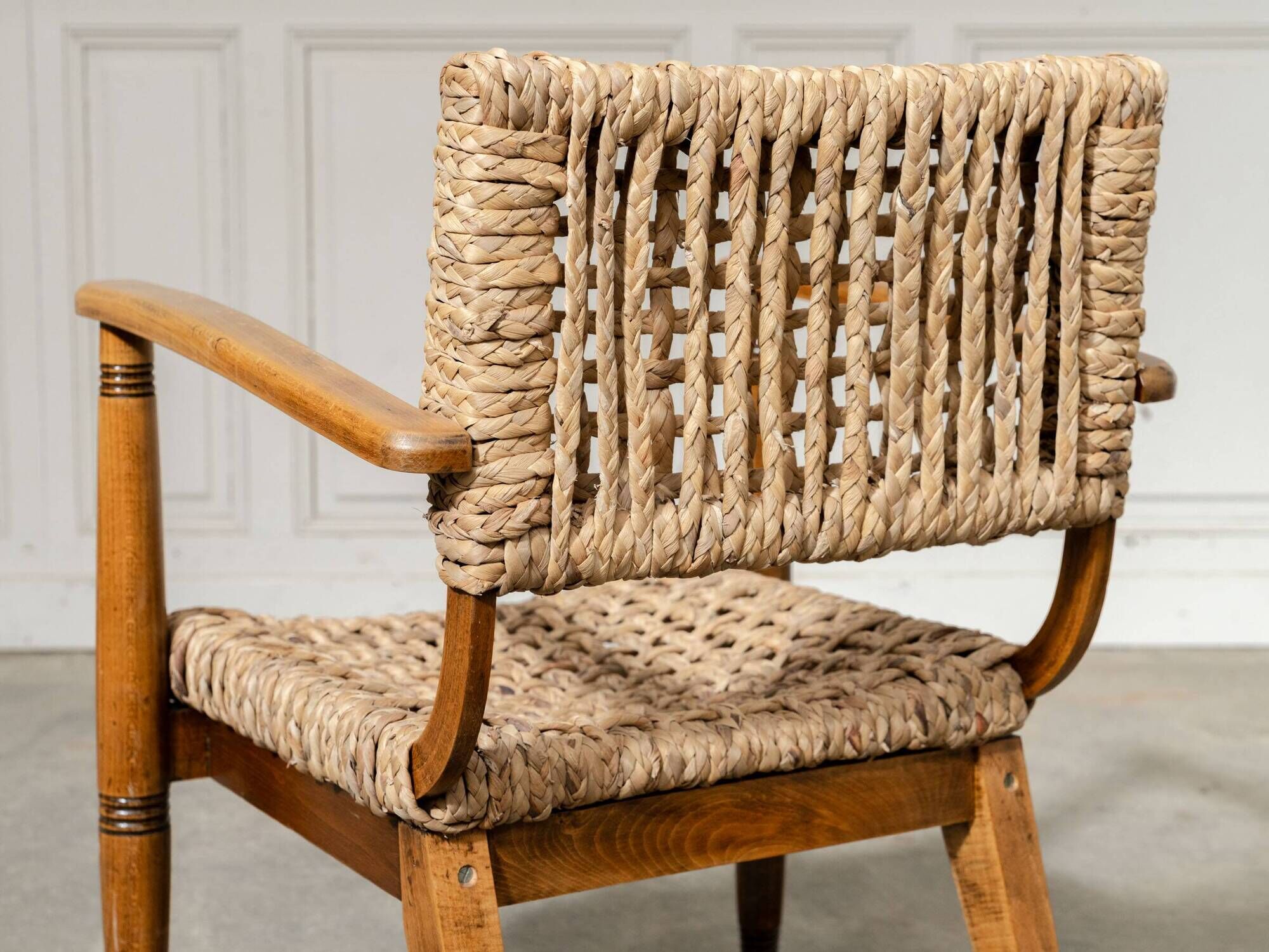 Vintage armchair by A. Audoux & F. Minet, Vibo Vesoul edition
