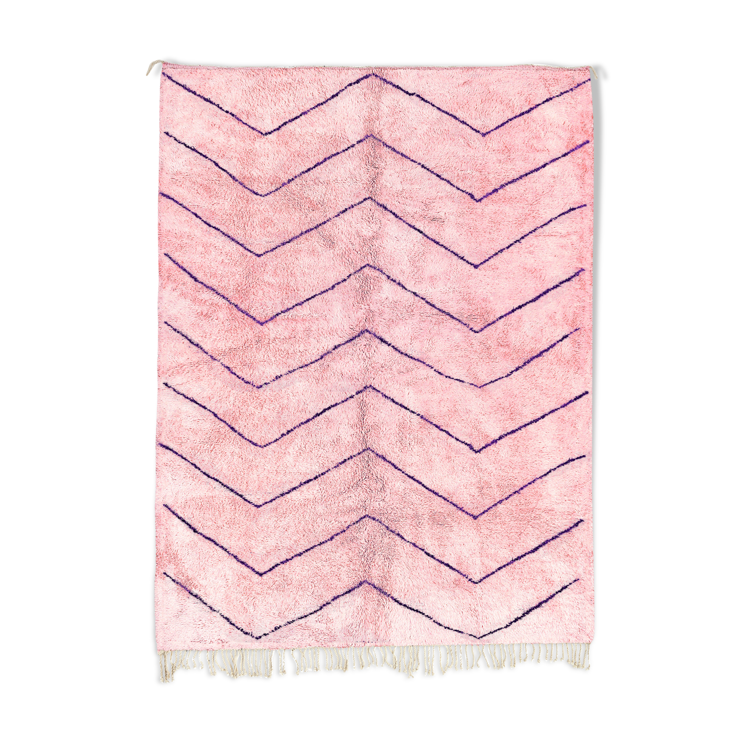 Modern Moroccan carpet pink contemporary art 300x370cm