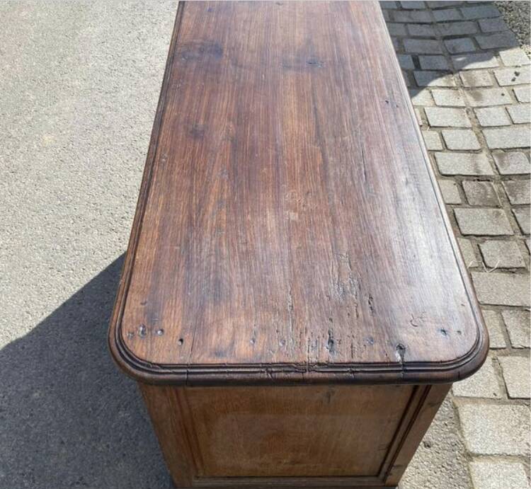 Old desk counter drawers draper trade furniture