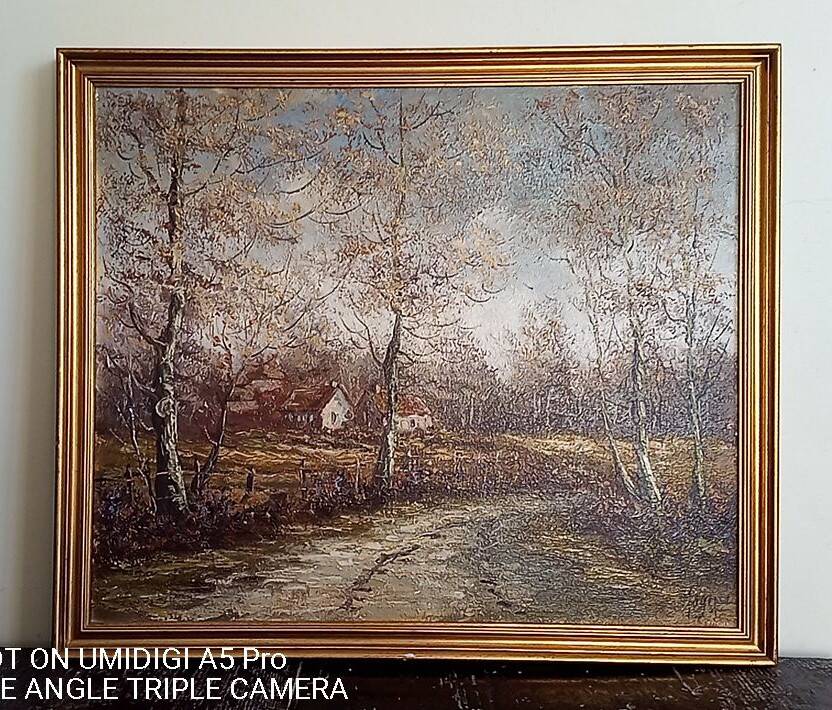 Robert Mogisse (1933-2016) Oil on canvas - 46 x 55 cm - landscape