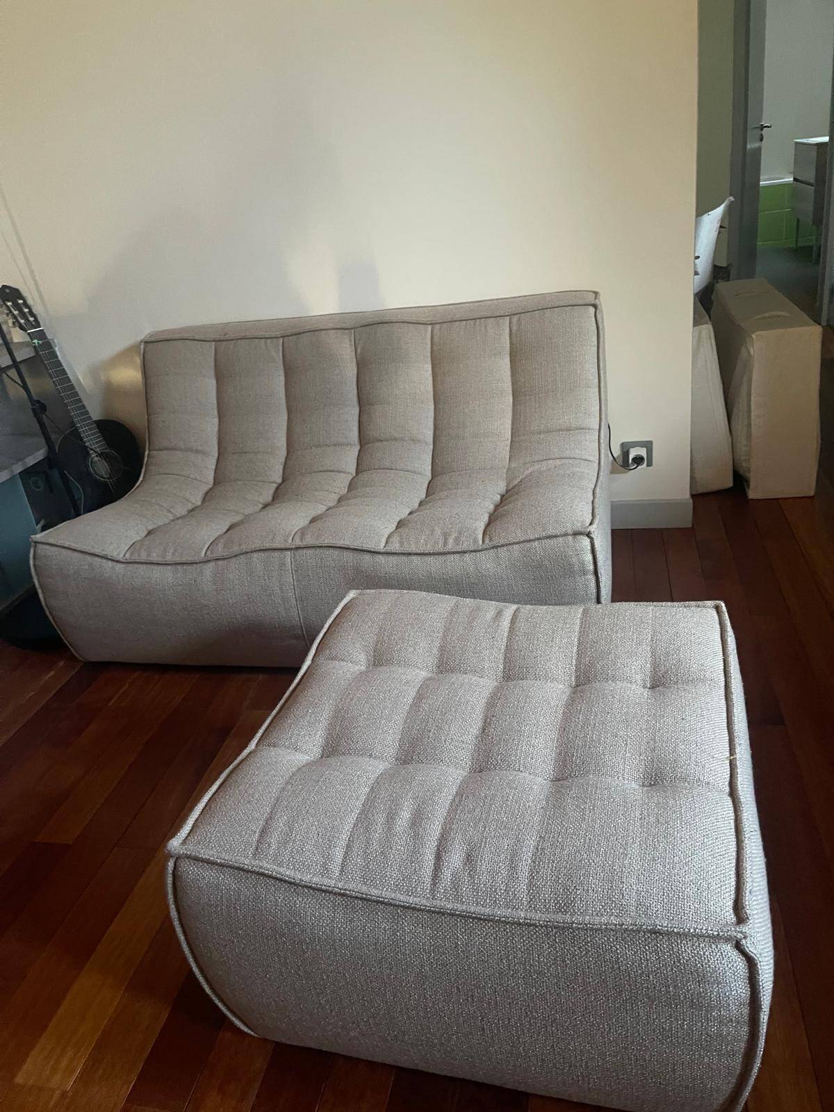 Two-seater armchair ethnicraft